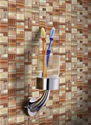 Hand Painting base glass mosaic tile