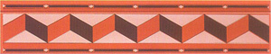 Glazed ceramic border ref A5-647