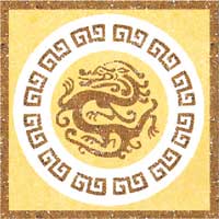 China polished porcelain floor medallion H2-540