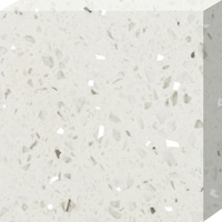 quartz stone Q1-1107 Jasmine White