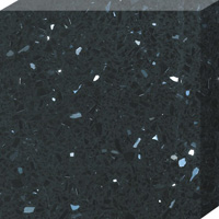 quartz stone Q1-898 Pure Black