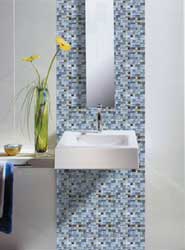 Hand Painting base glass mosaic tile
