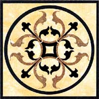 China polished porcelain floor medallion H2-531